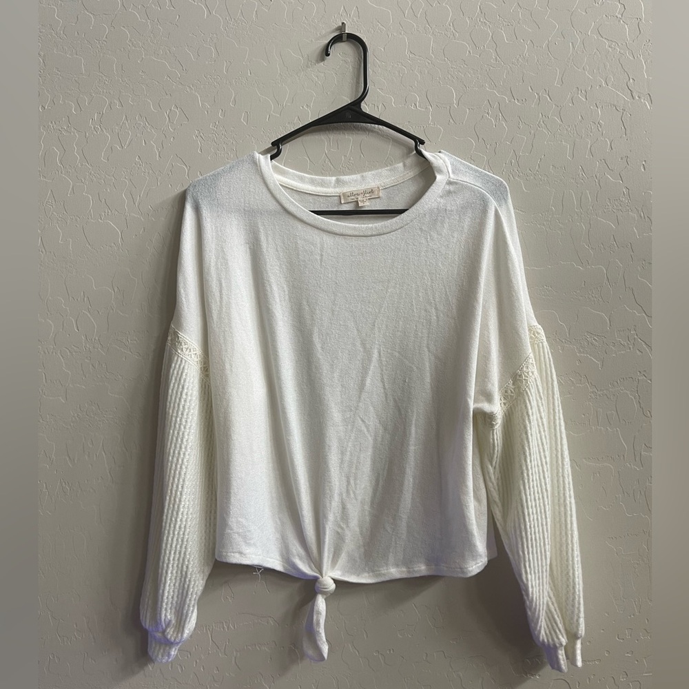 Ultra Flirt cream sweater